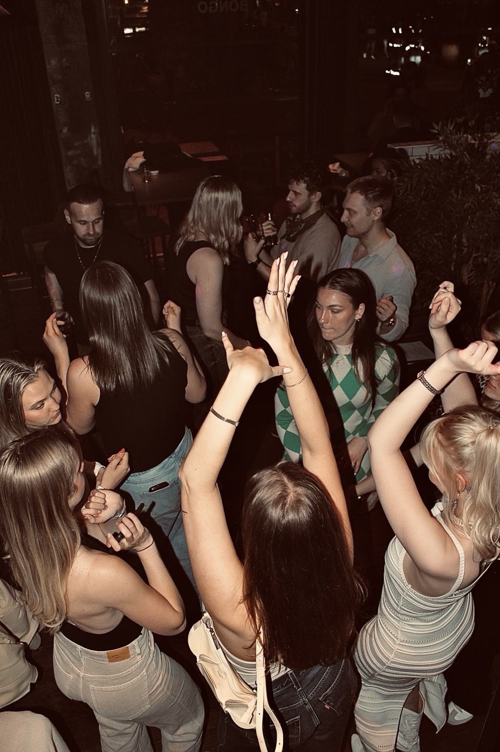 Gäster dansar under en kväll med Merano Music